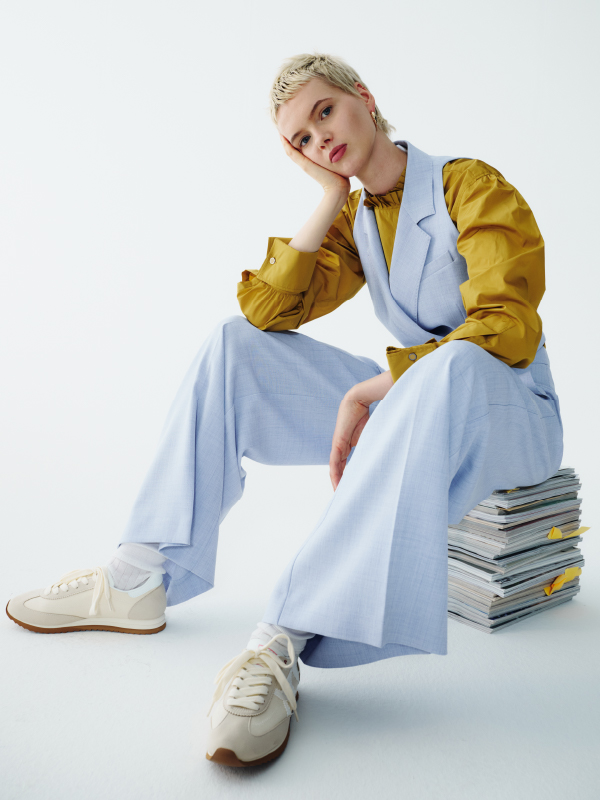 Completo Gilet E Pantalone Azzurro Intrend