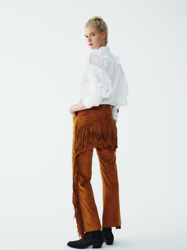 Pantalone Con Frange Intrend